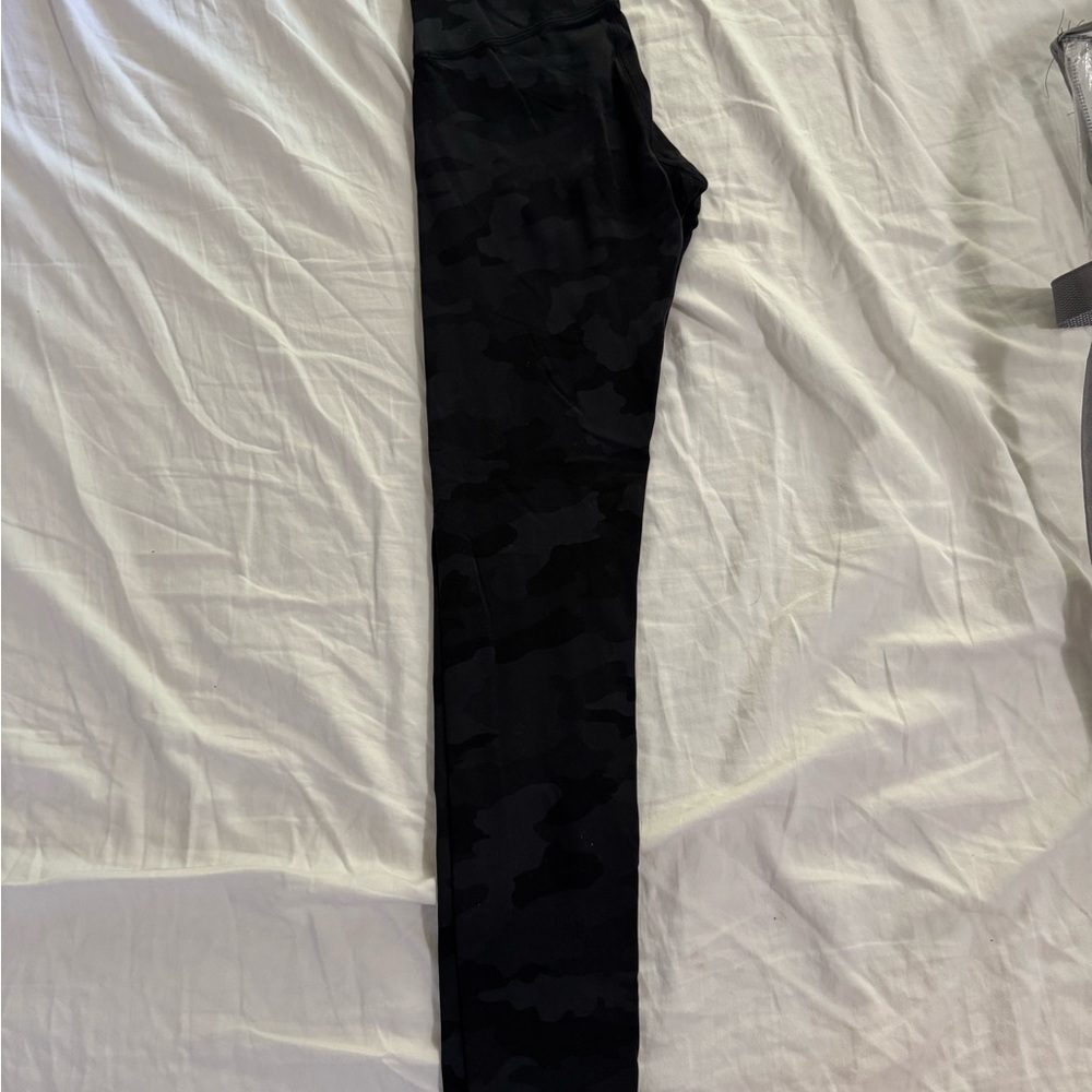 lululemon athletica Black Camo Leggings
